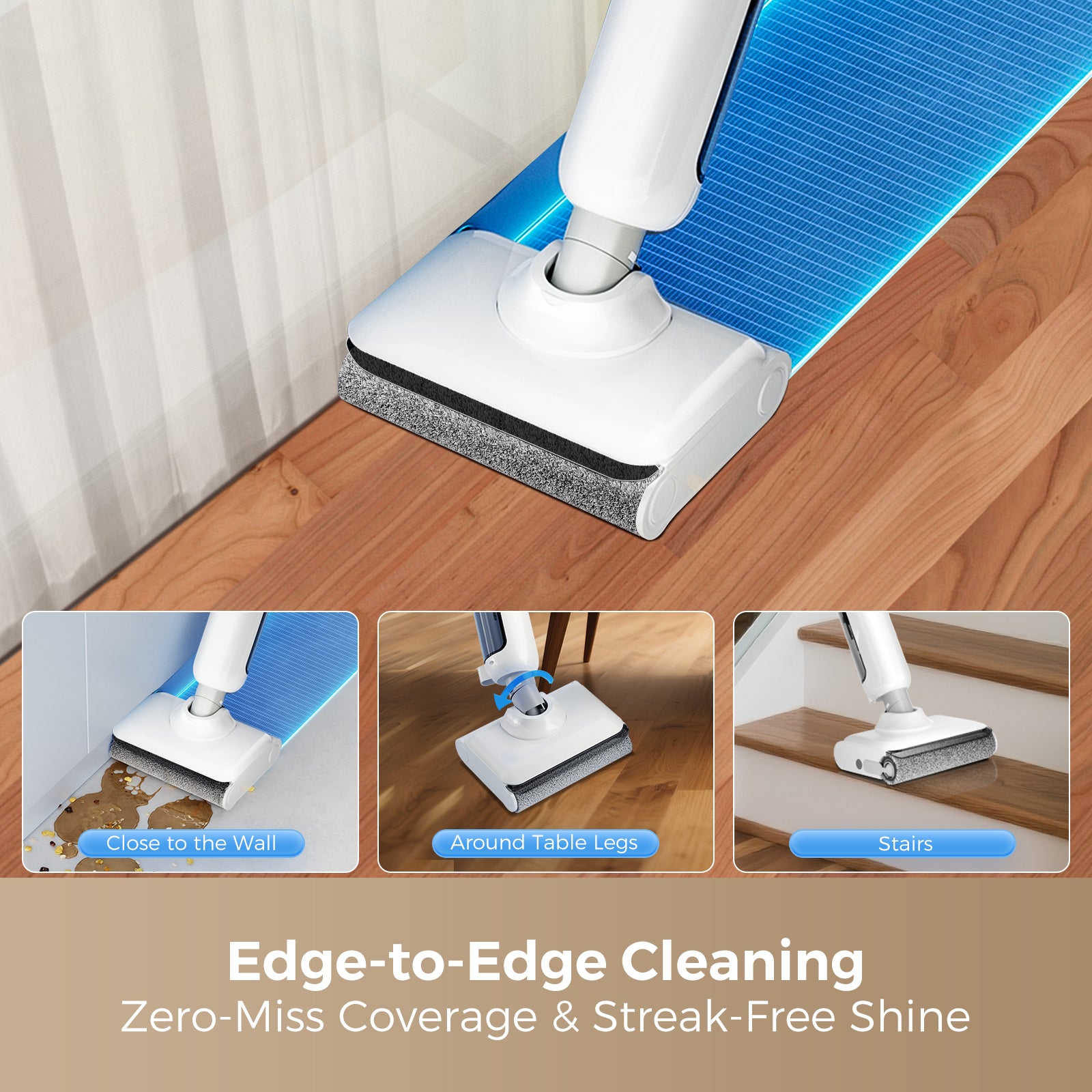 Complete Cordless Wet Dry Vacuum Floor Cleaner and Mop, One-Step Cleaning for Hard Floors, Great for Sticky Messes and Pet Hair