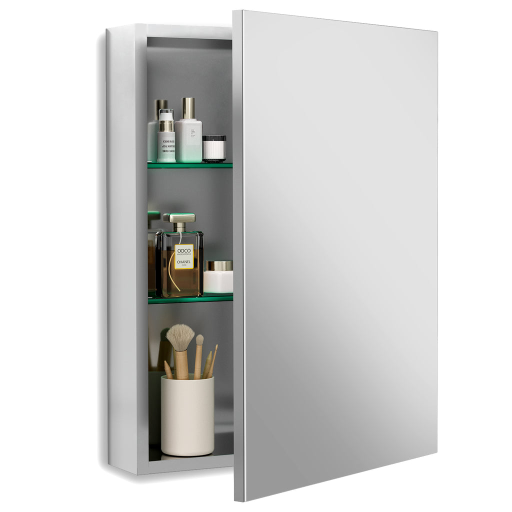 Bathroom medicine cabinet with mirror