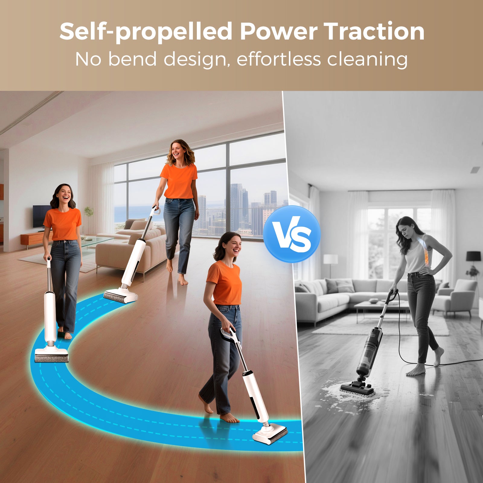 Complete Cordless Wet Dry Vacuum Floor Cleaner and Mop, One-Step Cleaning for Hard Floors, Great for Sticky Messes and Pet Hair