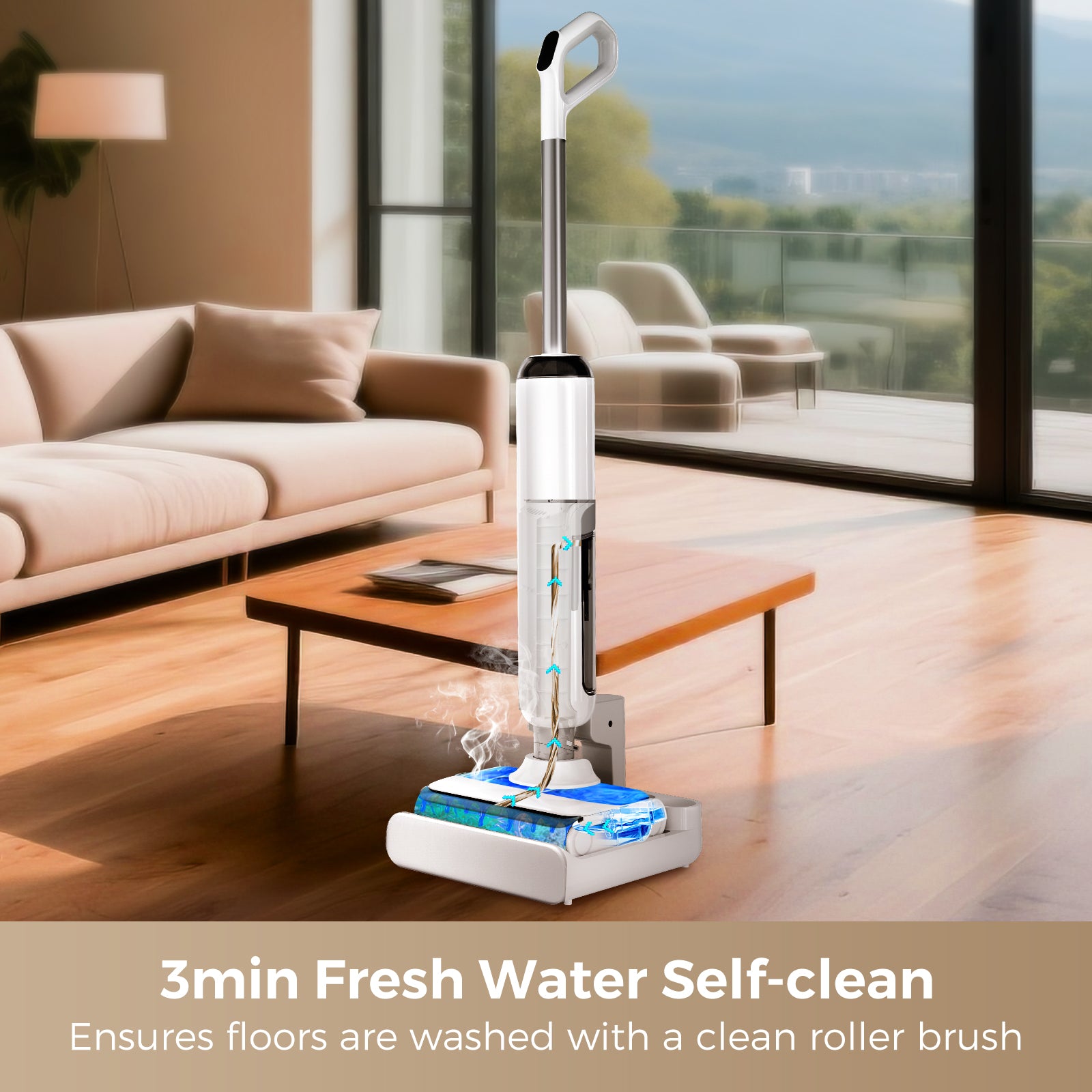 Complete Cordless Wet Dry Vacuum Floor Cleaner and Mop, One-Step Cleaning for Hard Floors, Great for Sticky Messes and Pet Hair
